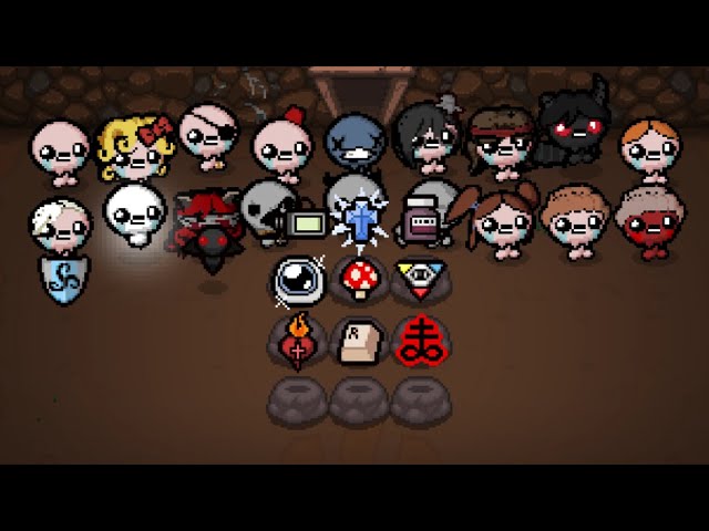The entire Isaac Squad dances for good Items.
