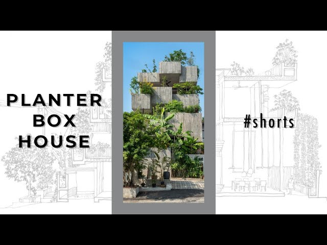 Planter Box House | Terrace House Transformation | #shorts