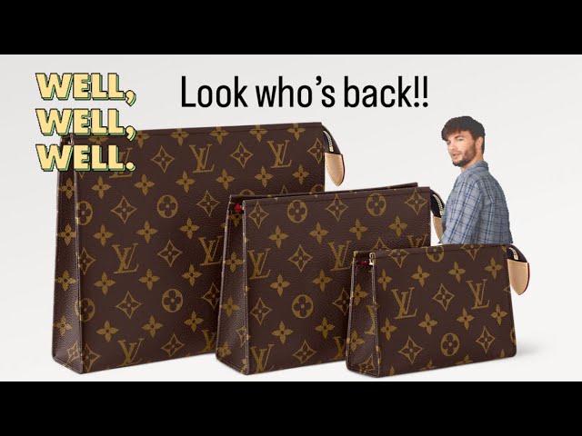 NEW LV TOILETRY POUCHES are BACK and BETTER than EVER!!! 😱