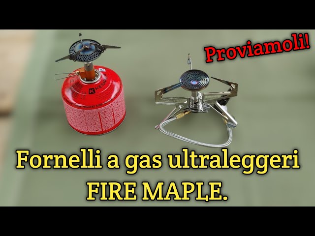 Ultra light FIRE MAPLE gas stoves. Tests and Impressions