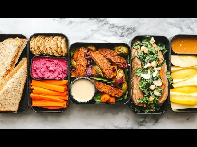 Fall Bento Box Lunch Ideas for School or Work 🍁  (Vegan)