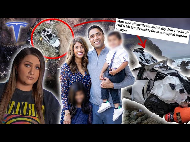 Dharmesh Patel Drives His Whole Family Off a Cliff in His Tesla?!