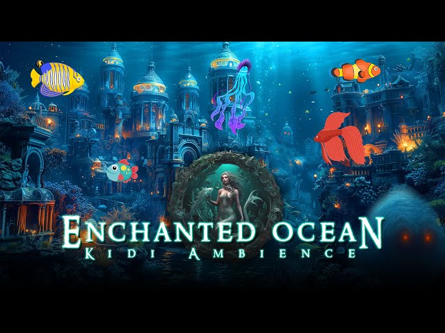 Discover Solace in the Tranquility Enchanted Ocean🦑 Relax & Sleep Deeply With Magical Ocean Music 🐠