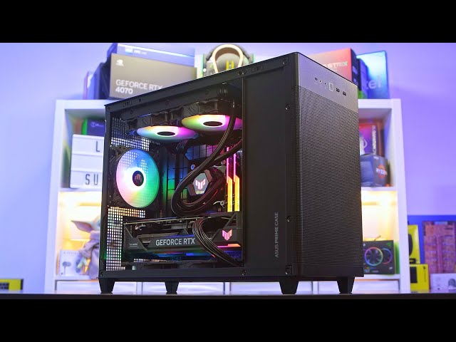 My EPIC ASUS AP201 SFF Gaming PC Build! - Full Build Guide & Benchmarks! (13600K & RTX 4070Ti)