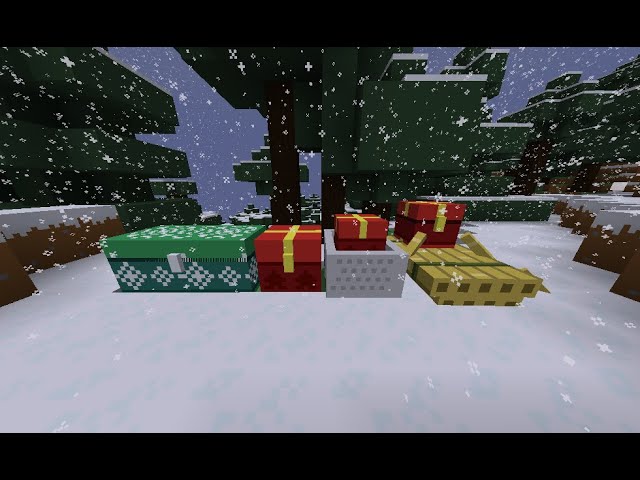 Minecraft - Christmas Holiday texture packs showcase - 🎁Happy Holidays 🎄