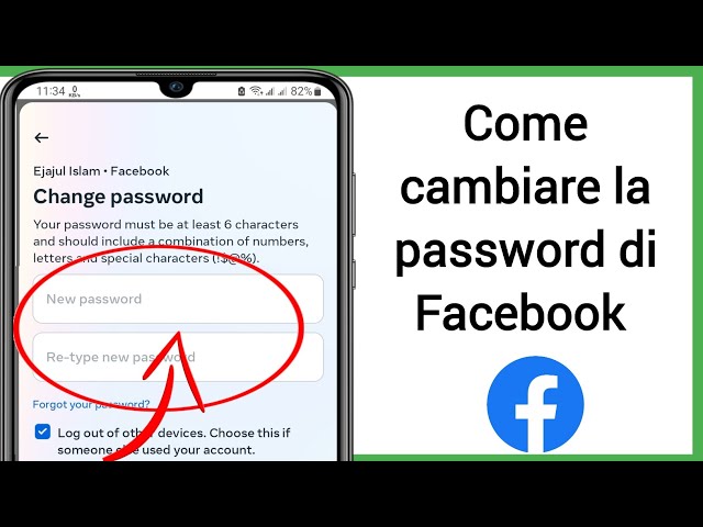 Come cambiare la password su Facebook 2024 | Cambia la password di Facebook