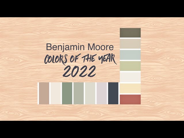 Benjamin Moore Color of the Year 2022 and Color Trends 2022