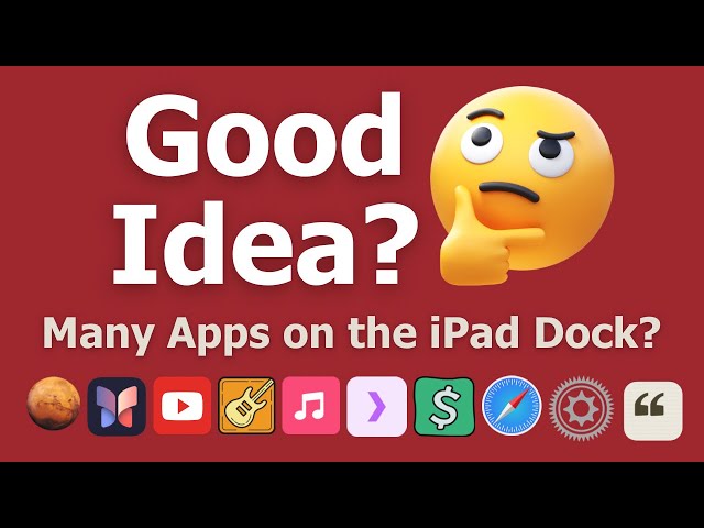 How to Pin More Apps on your iPad Dock.