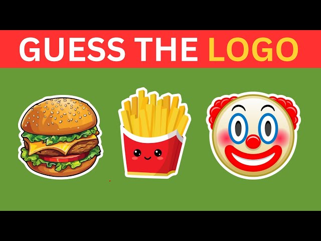 Can You Guess The LOGO By Emoji?🍔⭐ Emoji Quiz