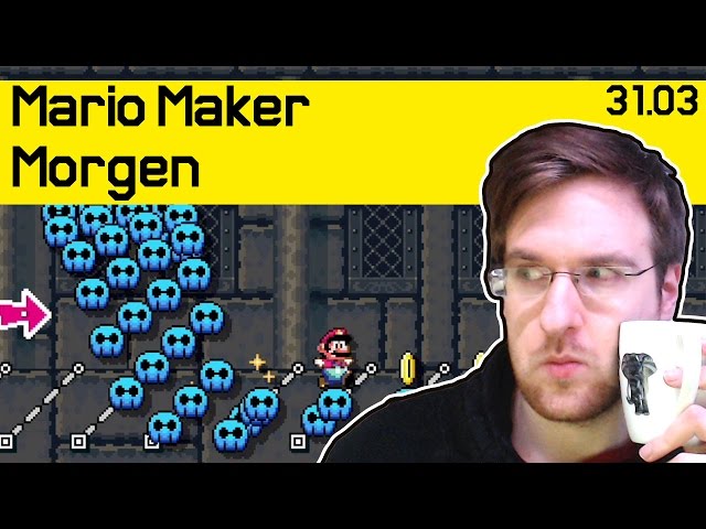 31.03 | Mario reitet die Welle! | Mario Maker Morgen