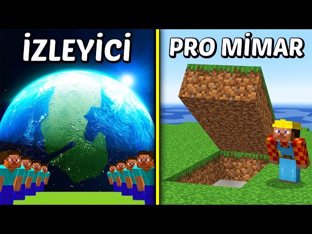 Minecraft Yapı Kapışmasında Pro Mimar VS 10 İzleyiciye KARŞI!