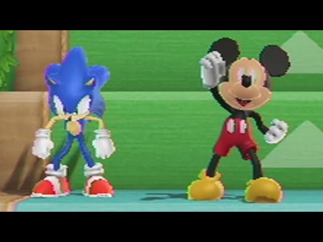 Mario Party 9 - Step It Up #20 - Sonic vs PAC-MAN vs Mickey Mouse [Mod]