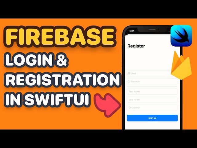Firebase SwiftUI Auth, Login, Registration, Password Reset, Sign Out - Bug Fix In Description