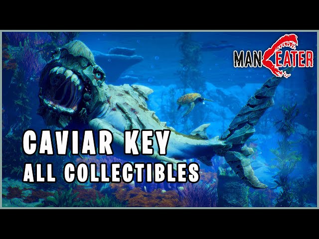 Maneater - Caviar Key All Collectible Locations (All Landmarks, Licence Plates, & Caches)