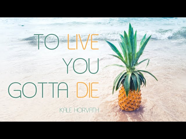 To Live You Gotta Die lyric video | Kale Horvath Music