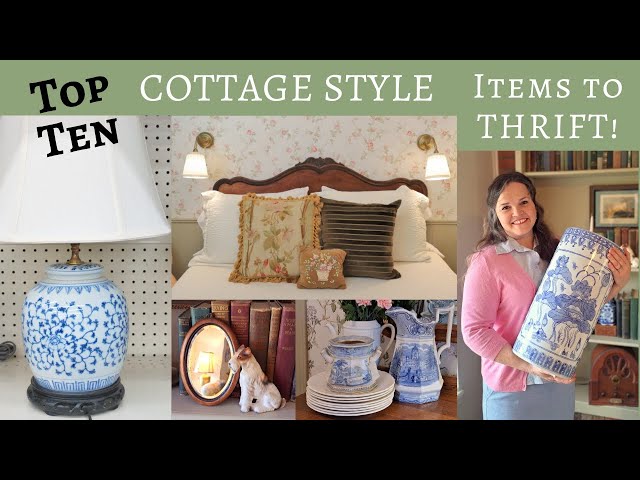 Top Ten COTTAGE STYLE Home Décor Items You Should Buy at Thrift Stores! Home Decorating Ideas