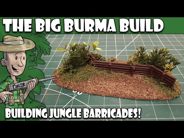 Building Jungle Log Barricades Terrain (BBB#19)