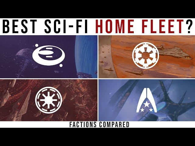 Which Sci-Fi Faction has the BEST HOME FLEET? | Factions Compared: Halo, Mass Effect, Star Wars