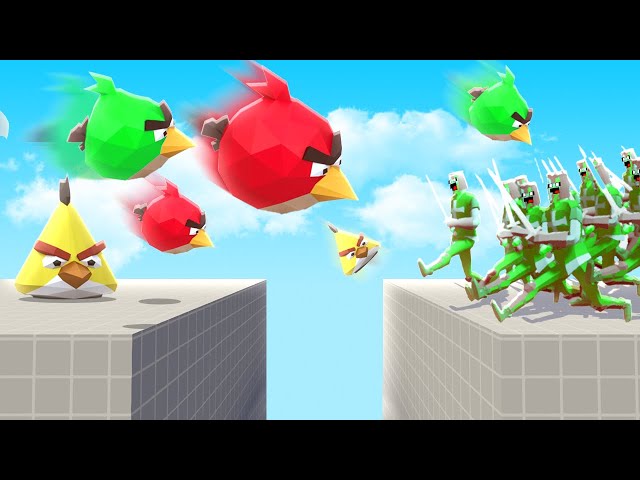 ANGRY BIRDS vs TOTALLY ACCURATE BATTLE SIMULATOR