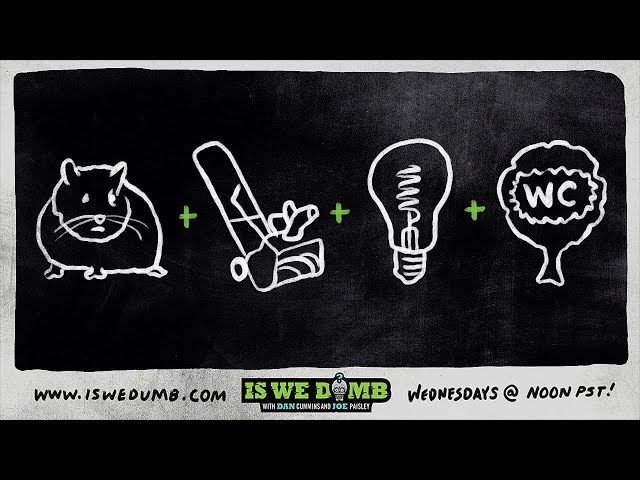 Is We Dumb? | Hamster. Snow Blower. Light Bulb. Whoopee Cushion.