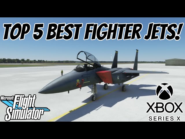 Top 5 BEST FIGHTER JETS | Planes in Microsoft Flight Simulator | Xbox Series X