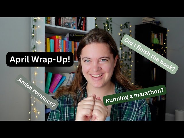 may wrap-up | book updates, Amish romance books, running update and more