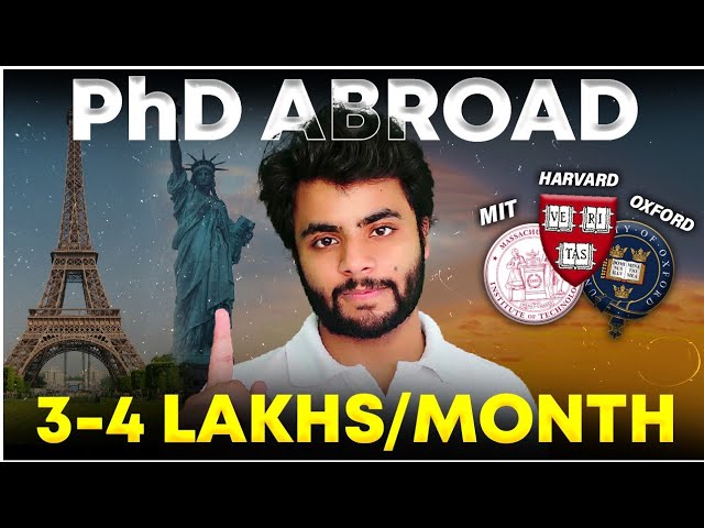 Phd Application Abroad for Indian Students | US, UK, European Union
