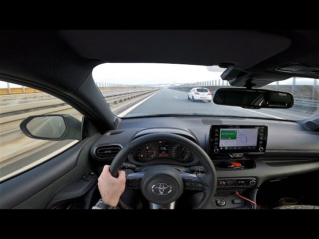 Toyota GR Yaris Milltek Exhaust | 231 KMH TOP SPEED - VMAX On German Autobahn