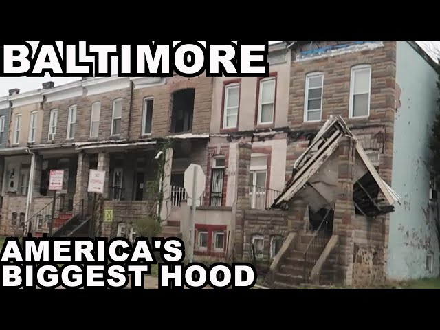 Baltimore: Huge, Dangerous Slums Surround Beautiful Downtown