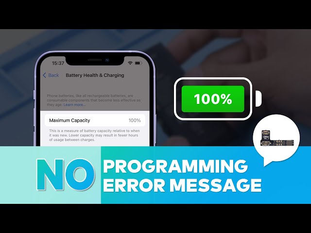 No Programming, 100% Health - Revealing the new method of iPhone Battery Repair