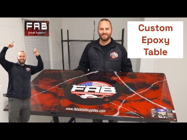How We Made This AMAZING Epoxy FAB Detail Supplies Check Out Counter for the New Store!