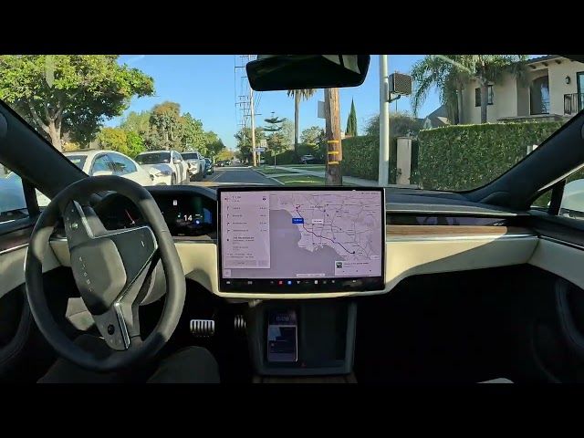Raw 1x: Tesla FSD 12.3.4: Beverly Hills to Palos Verdes with Zero Interventions (82 minute drive)