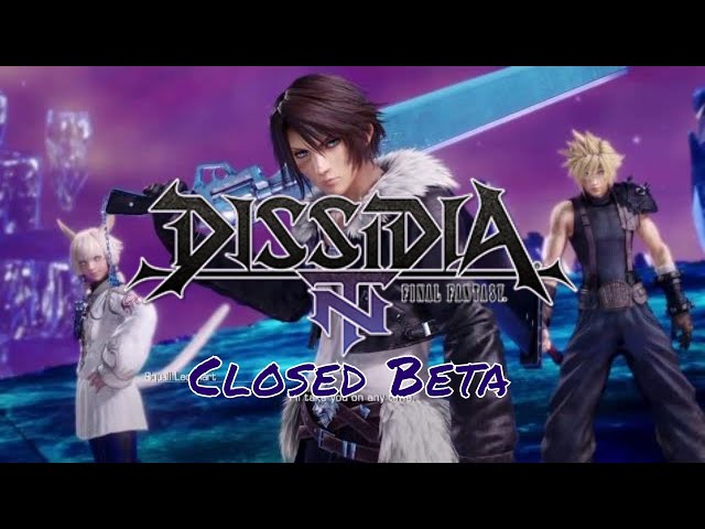 Laggy Jecht Shot - Final Fantasy Dissidia NT Closed Beta