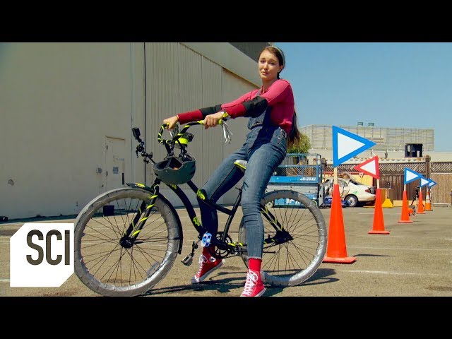 Riding a Bike With Duct Tape Tires | MythBusters Jr.