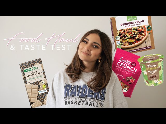 Food Haul + VEGAN TASTE TEST 🍔🍇 | madametamtam