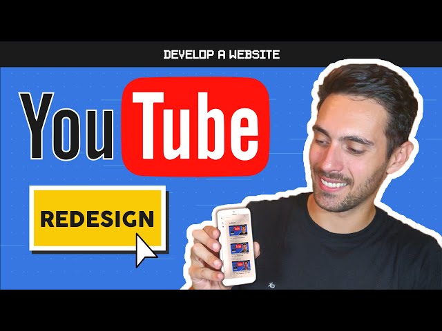 How to build a YOUTUBE Clone App - Redesign the app!