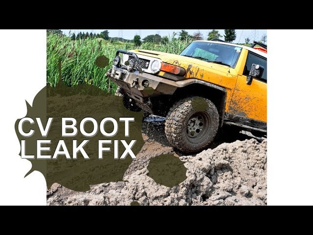 How To  Fix A Leaking CV Axle Boot, Toyota