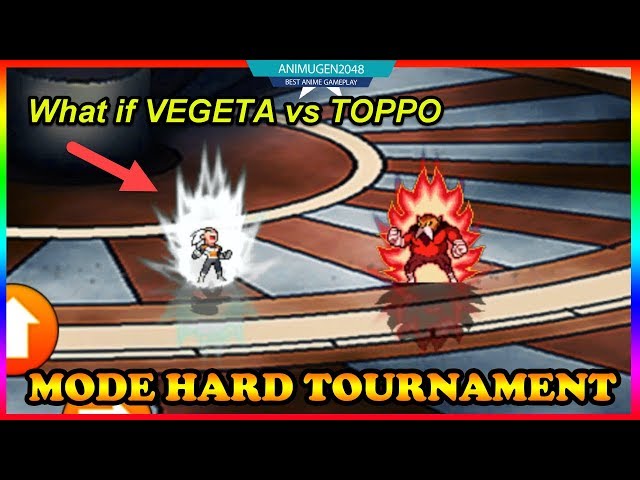 💛 Vegeta SSJ Blue vs Toppo | Mode Hard Tournament 💛 Tourney OF Warrior APK #9 | Random Battle #FHD
