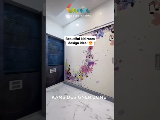 Beautiful Kids room design idea | Interior | Best Interior Designer in Pune | Kams Designer Zone |