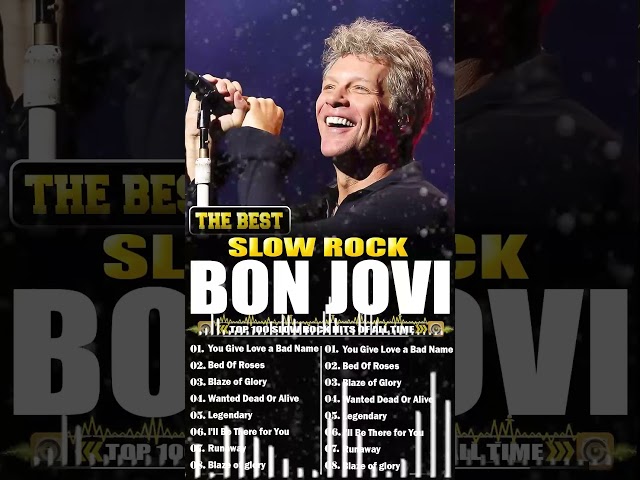 Bon Jovi - Greatest Hits - Full Album 2024 #music #80smusic #rock