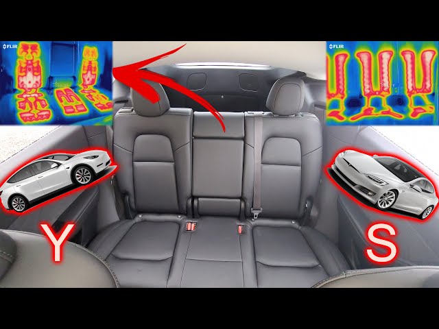 How do Tesla Model Y Heated Seats Compare to Model S? FLIR Test!