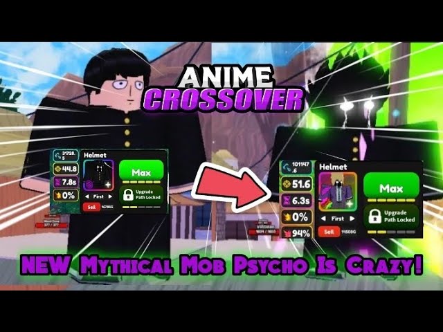 UPDATE! New Mythic MOB PSYCHO Is Best SUPPORT?! Anime Crossover Defense