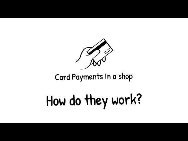 Card payments in a shop, how do they work?