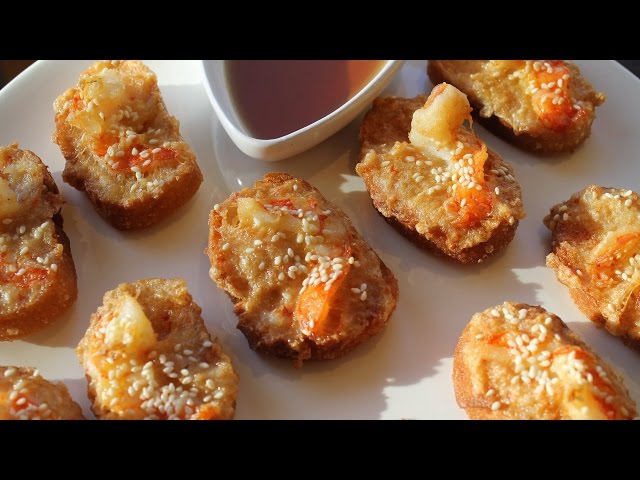 Sesame shrimp toasts - Morgane Recipes