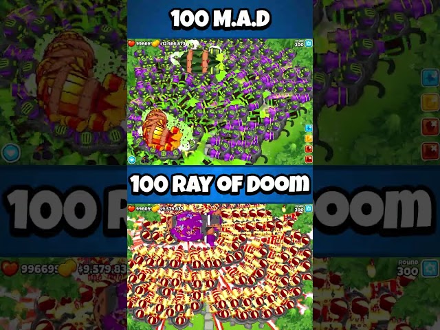 Ray of Doom VS M.A.D VS Fortified BAD