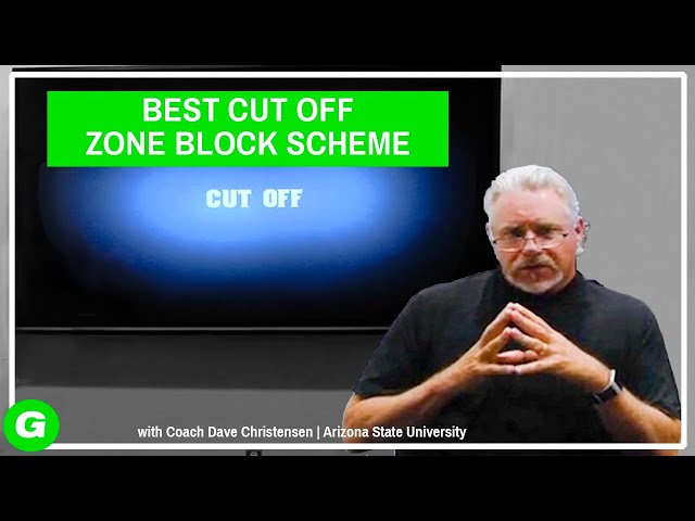 Coaching the Best Cut-Off Zone Blocking Scheme | Glazier Clinics