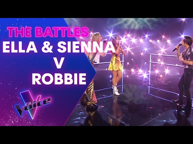 Ella & Sienna V Robbie : Miley's 'Wrecking Ball' | The Battles | The Voice Australia