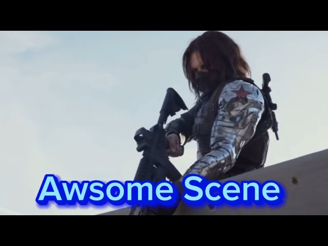 Highway Fight Scene | Captain America The Winter Soldier(2014) Movie Clip Hd