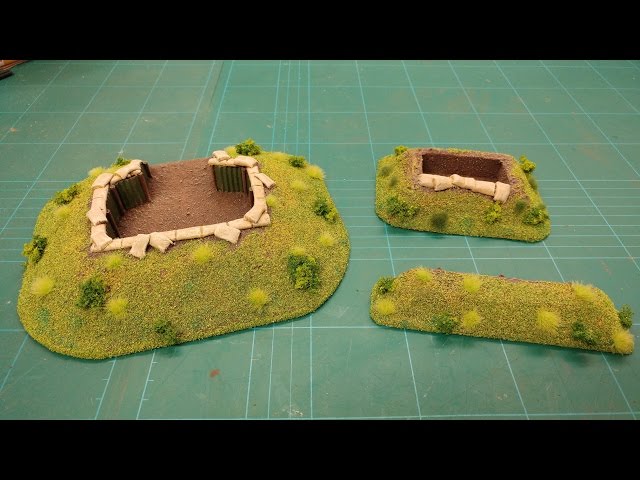Let's Make - Cheap & Easy Trenches, Emplacements & Breastworks Scatter Terrain