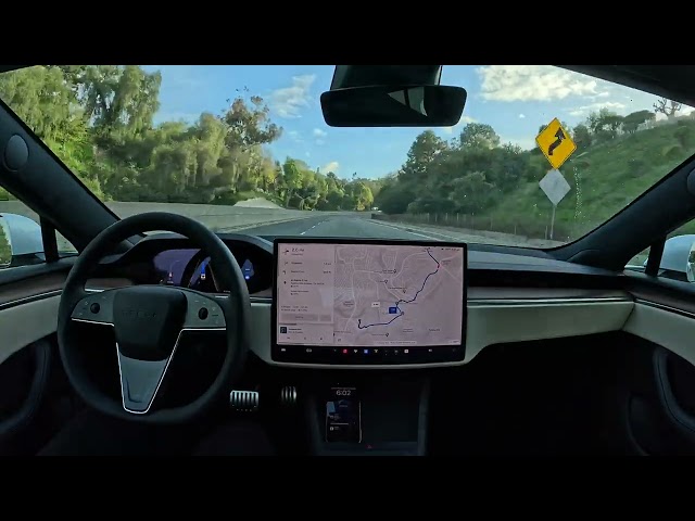 Tesla Full Self-Driving Beta 12.3.1: Del Amo Mall to Palos Verdes